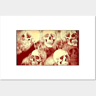 Skulls a spooky Posters and Art